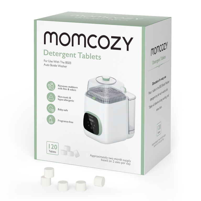 Momcozy 120 Tablets For Baby Bottle Washer